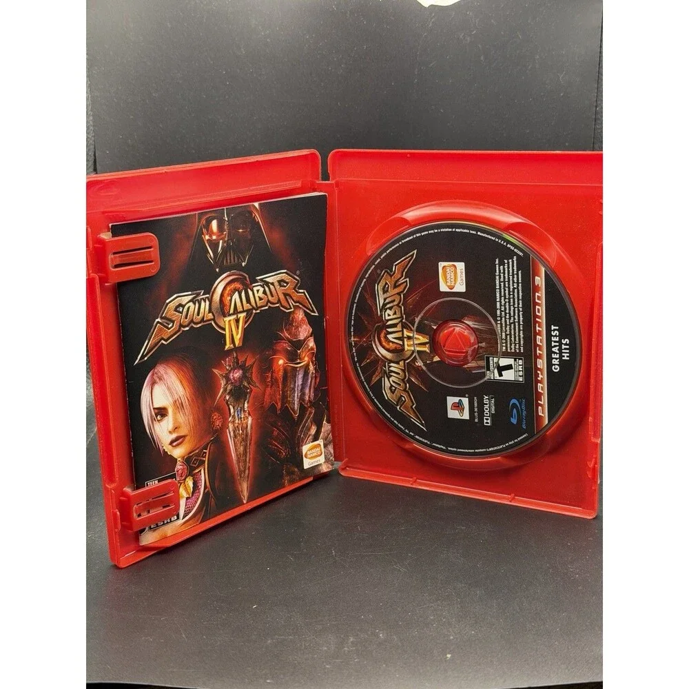 Soul Calibur IV PS3 (Sony PlayStation 3, 2008) CIB Complete w/ Manual Greatest H